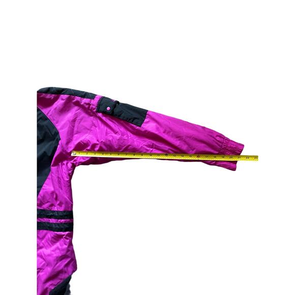 Nike Womens/Teen Coat/Jacket Hidden Hood Vibrant Color Size Medium Vintage 90s - Picture 5 of 8